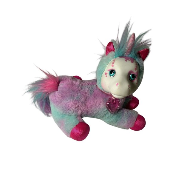 Unicorn Surprise Plush Lola And 3  Babies Stuffed Animal Purple Pink Blue - Picture 2 of 16